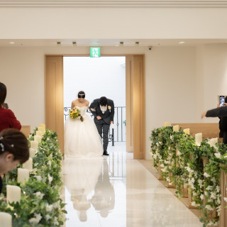 広めのバージンロード