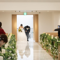 広めのバージンロード