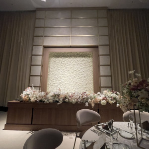 背景がとても可愛い|780637さんのアルカンシエル横浜 luxemariage(アルカンシエルグループ)の写真(2585460)