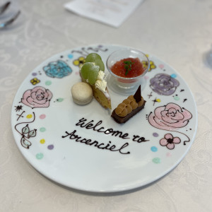 デザートプレートをその季節でデコしてくれます|780638さんのアルカンシエル横浜 luxemariage(アルカンシエルグループ)の写真(2585465)