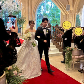 退場時。この時も雨降っていたけど、自然光がいいかんじ