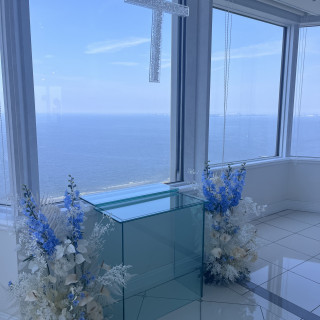 海が一望できます