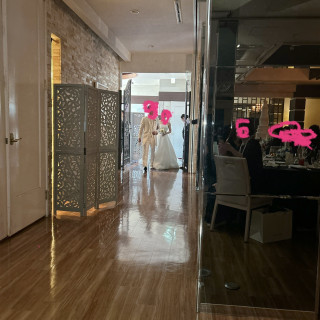 新郎新婦の登場シーン