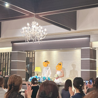 新郎新婦のお席も素敵です！