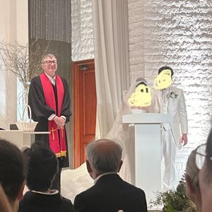 ステージの壁も素敵です！|780672さんのシャトー文雅の写真(2585688)