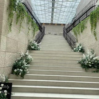 大階段雨でも安心でした