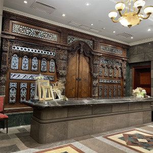 ウェルカムドリンクカウンターもおしゃれです！|780680さんのロイヤルチェスター福岡の写真(2585751)