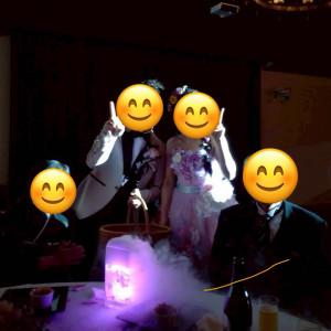 ドライアイスと光の演出はとても綺麗でした|780686さんのヴィラルーチェの写真(2599280)