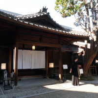 ゲスト控室の建物の外観も趣があり素敵です