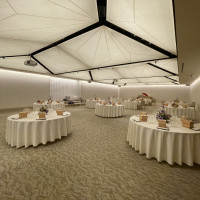 見学させていただいた披露宴会場です。