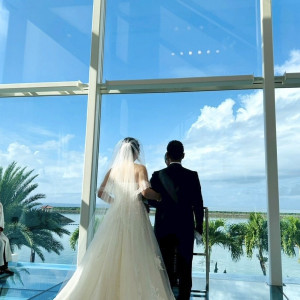 挙式中|780709さんのセントレジェンダOKINAWA(CENTLEGENDA OKINAWA)の写真(2585948)