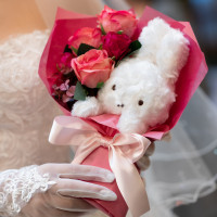 ブーケトスの花束です。