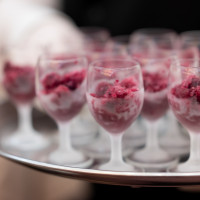 料理のソルベてす。