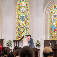 誓いのキスです。