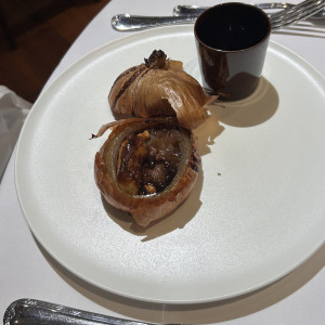 玉ねぎとフォアグラ相性抜群でした|780747さんのリストランテKubotsu （ひらまつウエディング）の写真(2587503)