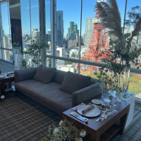 ソファの高砂の装飾