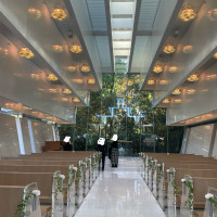 チャペルに入場して見る景色