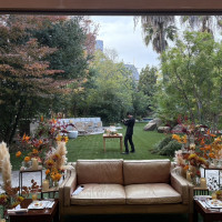 開放感あふれる会場