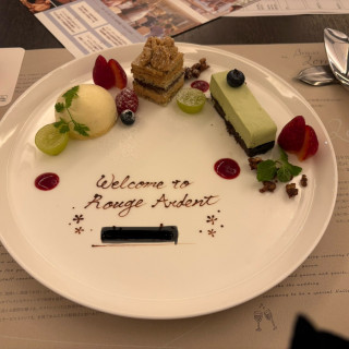 下見の際に出していただいたデザートです。