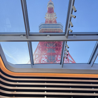 天窓から東京タワーのてっぺんまで見えました!