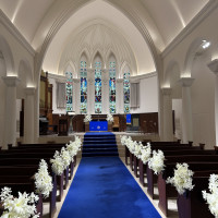 チャペルはとても開放感があり、素敵な雰囲気です。