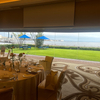 今回利用していないホールAのガーデンの様子です。