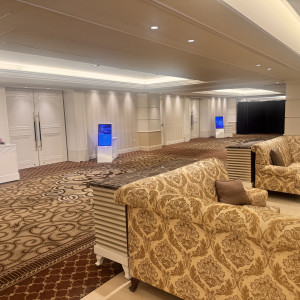 各ホールの入口付近に受付とウェルカムスペースが設置されます。|780913さんのラ・スイート神戸オーシャンズガーデンの写真(2587439)