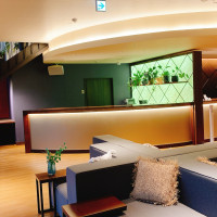 ラウンジ内のカウンターにウェルカムドリンク等が用意できます。