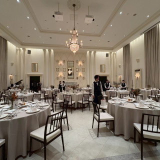 披露宴会場です