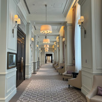 披露宴会場までの廊下