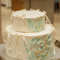 カスタマイズしてペイントとリボンを付けました。