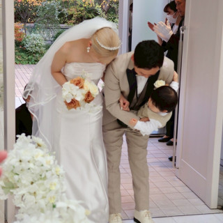 白を基調としたチャペル