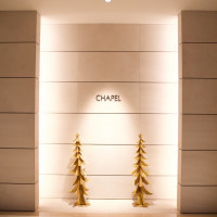 チャペルに入る前です