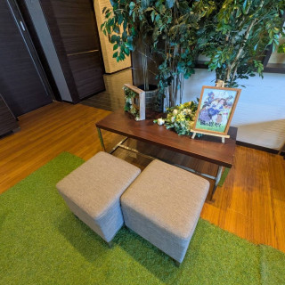 披露宴横のスペース