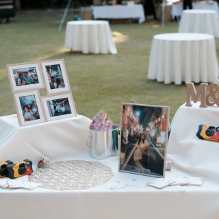 ウェルカムエリア　アウトドアの挙式場