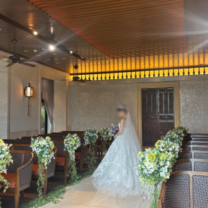 挙式前の写真撮影|781196さんのTHE LUIGANS Spa & Resort(ザ・ルイガンズ.スパ&リゾート)の写真(2588801)