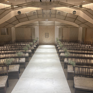 ベンチの配置が良いと思いました。|781201さんのインフィニート名古屋/テイクアンドギヴ・ニーズウェディングの写真(2588789)