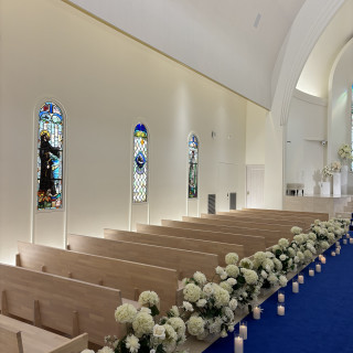 チャペルがとても綺麗だった。