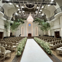 ヴァージンロードから撮った写真