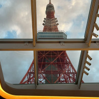 挙式会場から望む東京タワー