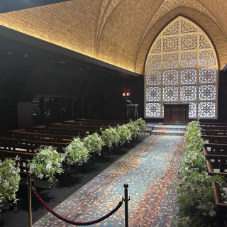 最上階にある魅力なチャペル。