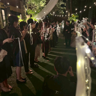 ガーデンでの退場の演出です