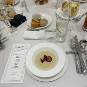 スープ|781228さんのベイサイドパーク迎賓館（千葉みなと）/テイクアンドギヴ・ニーズウェディングの写真(2588964)