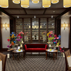 装花との写真です。|781264さんのEXEX GARDEN（エグゼクス・ガーデン）の写真(2589198)