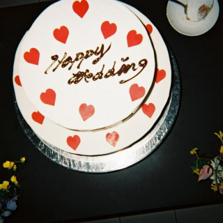 お願いしたウェディングケーキ理想通りでした！