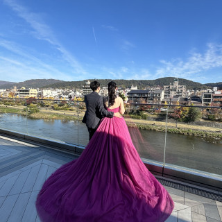 テラスから撮った写真です