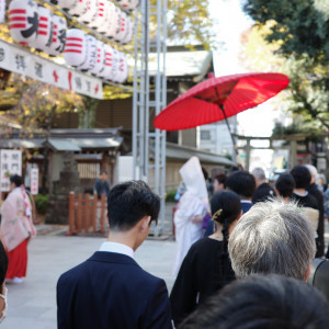 参進の儀の道中|781299さんの大國魂神社 結婚式場の写真(2589285)