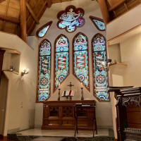 チャペルのスタンドガラス