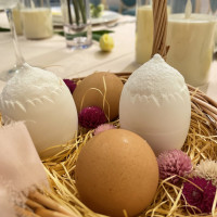 コースのデザート