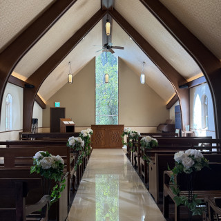 チャペルもあたたかみがあり良かったです。